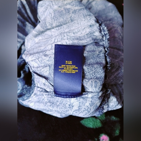 Polo by Ralph Lauren Navy Blue Girls Size 6 Patterned Dress • 100% Viscose NEW! - Picture 7 of 11